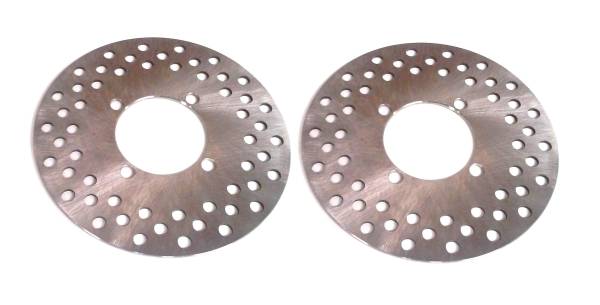 ATV Parts Connection - Performance Front Brake Rotors for Yamaha 5B4-F582T-00-00, Left & Right, Optimal Braking, Quality Tested, Quiet Operation, Precision Balanced, Corrosion Resistant, Set of 2, ATVPC