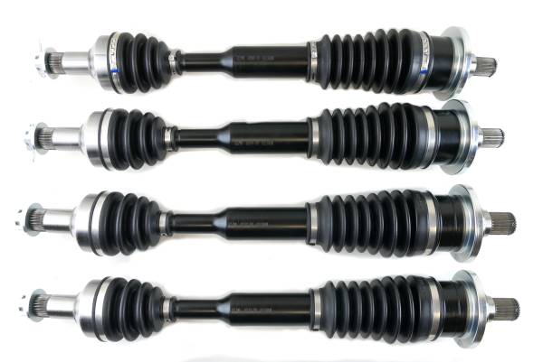 MONSTER AXLES - Monster XP Series Full CV Axle Set for Arctic Cat 1502-873, 1502-874, 1502-938, Front & Rear, Telescoping, Built Tough, 4340 Chromoly Steel, Direct Fit, Factory Length with 4" of Travel