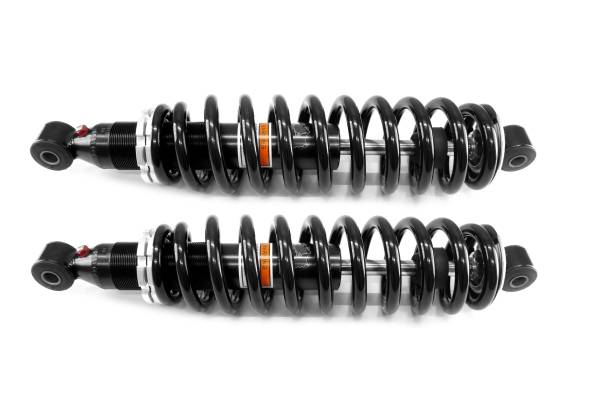 MONSTER AXLES - Monster Front Shocks for John Deere AM142426, Left & Right, Gator 625 825 855, Monotube, Responsive Handling, Quality Tested, Gas-charged, Anti-foam, Anti-shear, Adjustable