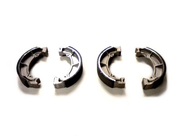 MONSTER AXLES - Monster Performance Front Brake Shoes for Kawasaki Bayou 185 220 250, Left & Right, Precision Machined, Quiet Operation, Optimal Stopping, All-Weather, Quality Tested