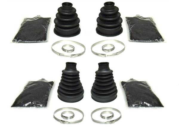 ATV Parts Connection - CV Boot Set for Kawasaki Mule 4010 2009-2021, Front, Inner & Outer, Abrasion Resistant, Heavy Duty, Thicker Gauge, Enhanced Rigidity, Quality Grease, Complete Kit, ATVPC