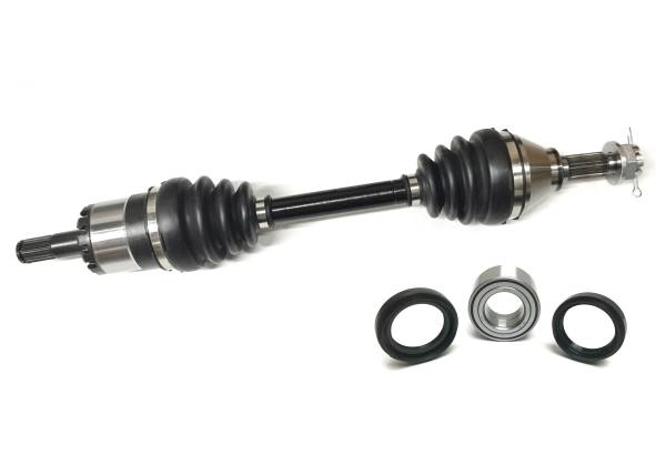 ATV Parts Connection - Precision Front Left CV Axle & Brg Kit for Kawasaki 59266-0021, Quality Tested, Heat-Treated, 4140 Chromoly Steel, Exact Fit, ATVPC