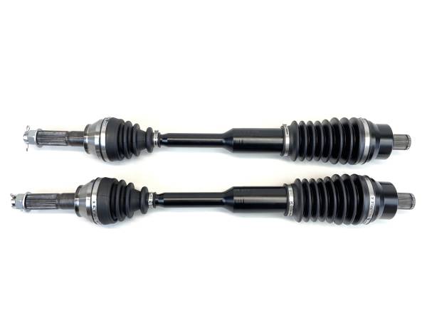 MONSTER AXLES - Monster XP Series Rear CV Axles for Polaris 1332947, Left & Right, Telescoping, Built Tough, 4340 Chromoly Steel, Direct Fit, Factory Length with 4" of Travel