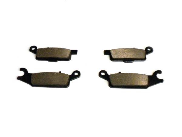 MONSTER AXLES - Monster Performance Front Brake Pad Set for Yamaha 3B4-W0045-00-00, Grizzly Kodiak Raptor, Left & Right, Quiet Braking, Low-Dust, All-Weather, Quality Tested