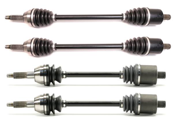 ATV Parts Connection - Precision Full CV Axle Set for Polaris 1333743, 1333069, Front & Rear, Quality Tested, Heat-Treated, 4140 Chromoly Steel, Exact Fit, ATVPC