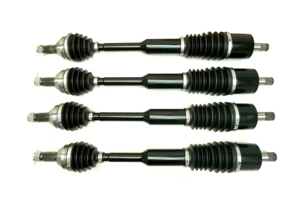 Monster Axles - Monster XP Series Full CV Axle Set for Honda Pioneer 1000 & 1000-5 2016-2021, Front & Rear, Telescoping, Built Tough, 4340 Chromoly Steel, Direct Fit, Factory Length with 4" of Travel
