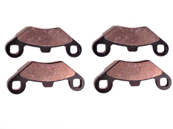 Monster Axles - Monster Performance Front Brake Pad Set for Polaris 1910333, 2201398, 2202412, Left & Right, Quiet Braking, Low-Dust, All-Weather, Quality Tested