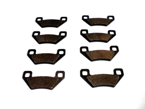 Monster Axles - Monster Performance Full Brake Pad Set for Arctic Cat 1436-420, HDX Prowler Wildcat Trail, Front & Rear, Quiet Braking, Low-Dust, All-Weather, Quality Tested