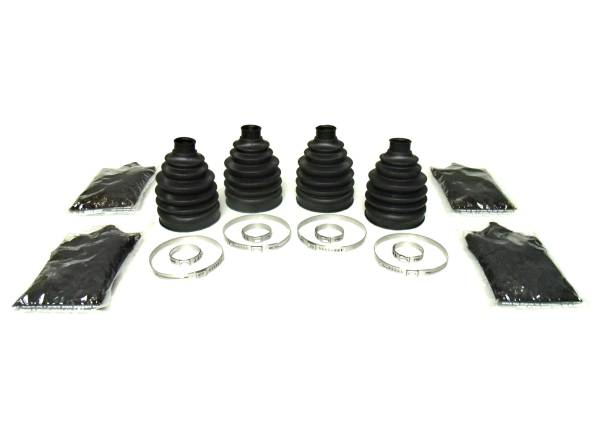 ATV Parts Connection - CV Boot Kits for Polaris RZR XP XP4 900 2011-2014, Inner, Front & Rear, Set of 4, Abrasion Resistant, Heavy Duty, Thicker Gauge, Enhanced Rigidity, Quality Grease, Complete Kit, ATVPC