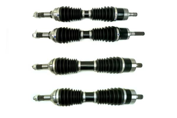 Monster Axles - Monster XP Series Full CV Axle Set for Can-Am Outlander & Renegade, Front & Rear, Telescoping, Built Tough, 4340 Chromoly Steel, Direct Fit, Factory Length with 4" of Travel