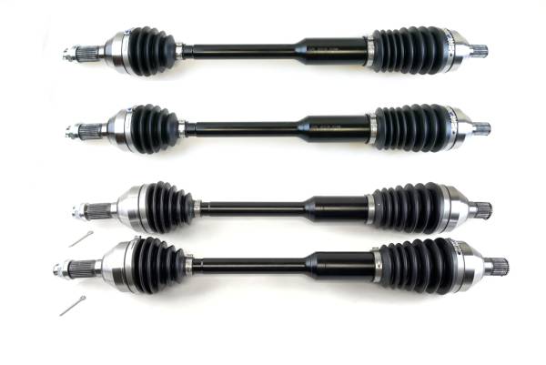 Monster Axles - Monster XP Series Full CV Axle Set for Can-Am 705401634, 705502154, Front & Rear, Telescoping, Built Tough, 4340 Chromoly Steel, Direct Fit, Factory Length with 4" of Travel