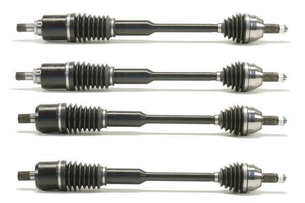 Monster Axles - Monster XP Series Full CV Axle Set for Honda Talon 1000R 2019-2021, Front & Rear, Telescoping, Built Tough, 4340 Chromoly Steel, Direct Fit, Factory Length with 4" of Travel