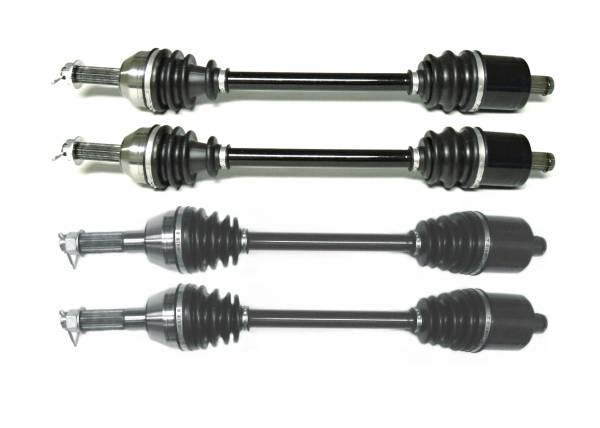 ATV Parts Connection - Precision Full CV Axle Set for Polaris 1333238 1333069, Front & Rear, Quality Tested, Heat-Treated, 4140 Chromoly Steel, Exact Fit, ATVPC
