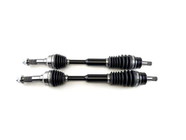 Monster Axles - Monster XP Series Front CV Axles for Yamaha Rhino 700 2008-2013, Left & Right, Telescoping, Built Tough, 4340 Chromoly Steel, Direct Fit, Factory Length with 4" of Travel