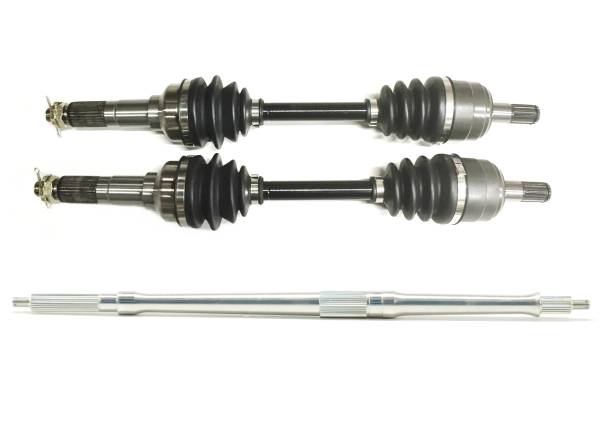 ATV Parts Connection - Precision Full CV Axle Set for Yamaha Wolverine 350 1996-2000 YFM350, Front & Rear, Quality Tested, Heat-Treated, 4140 Chromoly Steel, Exact Fit, ATVPC