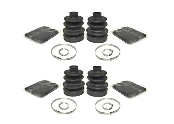 ATV Parts Connection - CV Boot Kits for Yamaha Rhino 450 660 2005-2009, Outer, Front & Rear, Set of 4, Abrasion Resistant, Heavy Duty, Thicker Gauge, Enhanced Rigidity, Quality Grease, Complete Kit, ATVPC