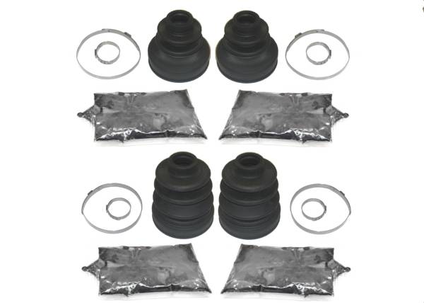 ATV Parts Connection - CV Boot Set for Kawasaki Teryx 750 2008-2011, Rear, Inner & Outer, Abrasion Resistant, Heavy Duty, Thicker Gauge, Enhanced Rigidity, Quality Grease, Complete Kit, ATVPC