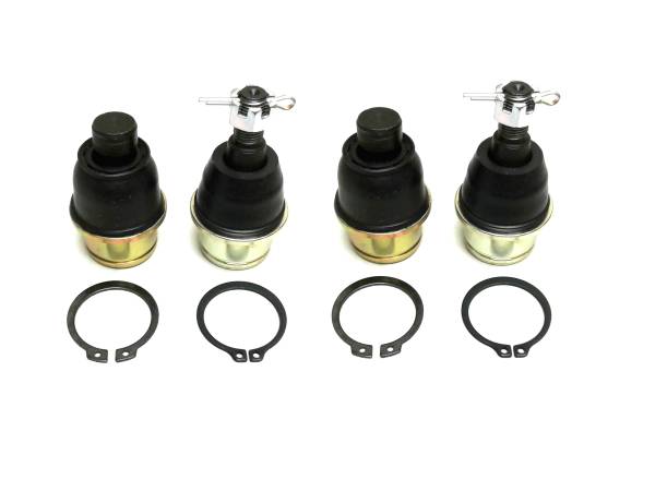 ATV Parts Connection - Precision Full Ball Joint Set for Can-Am 706202044, 706202045, Upper & Lower, Set of 4, Exact Fit, Corrosion Resistant, Low-Friction, Pre-Greased, ATVPC