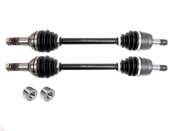 ATV Parts Connection - Precision Front CV Axles & Bearings for Yamaha Grizzly 700 2014-2015, Left & Right, Quality Tested, Heat-Treated, 4140 Chromoly Steel, Exact Fit, ATVPC