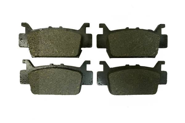 MONSTER AXLES - Monster Performance Rear Brake Pad Set for Honda Talon 1000 & Pioneer 1000, Ceramic, Left & Right, Quiet Braking, Low-Dust, All-Weather, Quality Tested