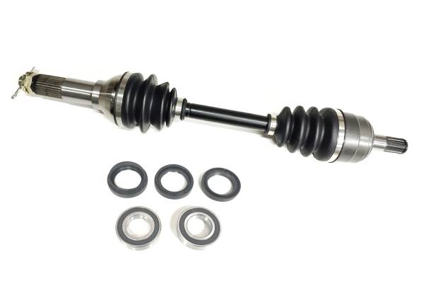 ATV Parts Connection - Precision Front CV Axle & Bearing Kit for Yamaha Wolverine 350 4x4 2001-2005, Left or Right, Quality Tested, Heat-Treated, 4140 Chromoly Steel, Exact Fit, ATVPC