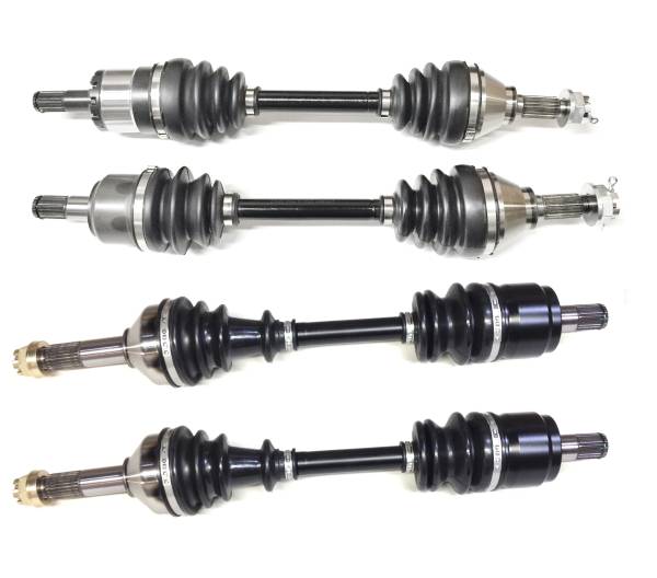 ATV Parts Connection - Precision Full CV Axle Set for Kawasaki Brute Force 750i 2008-2011, Front & Rear, Quality Tested, Heat-Treated, 4140 Chromoly Steel, Exact Fit, ATVPC