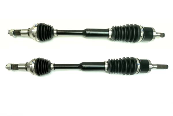 MONSTER AXLES - Monster XP Series Front CV Axles for Can-Am 705401871, 705401872, Left & Right, Telescoping, Built Tough, 4340 Chromoly Steel, Direct Fit, Factory Length with 4" of Travel