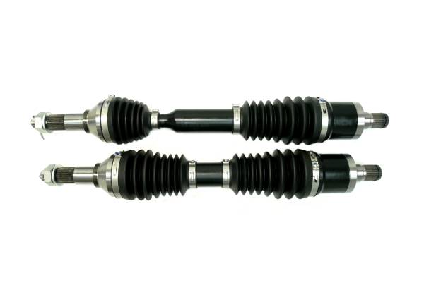 MONSTER AXLES - Monster XP Series Rear CV Axles for Can-Am 705501897, 705501898, Left & Right, Telescoping, Built Tough, 4340 Chromoly Steel, Direct Fit, Factory Length with 4" of Travel