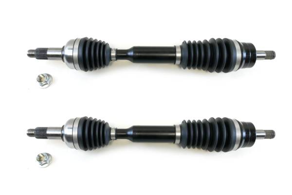 Monster Axles - Monster XP Series Front CV Axles for Yamaha Grizzly 700 2014-2015, Left & Right, Telescoping, Built Tough, 4340 Chromoly Steel, Direct Fit, Factory Length with 4" of Travel