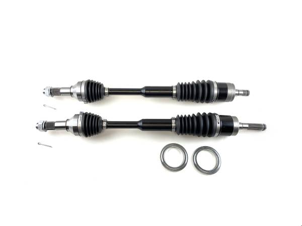 Monster Axles - Monster XP Series Front CV Axles for Can-Am 705400952 705400953, Left & Right, Telescoping, Built Tough, 4340 Chromoly Steel, Direct Fit, Factory Length with 4" of Travel