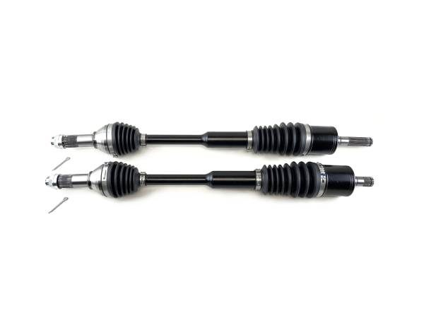 Monster Axles - Monster XP Series Front CV Axles for Can-Am 705401936, 705401937, Left & Right, Telescoping, Built Tough, 4340 Chromoly Steel, Direct Fit, Factory Length with 4" of Travel