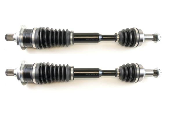 Monster Axles - Monster XP Series Rear CV Axles for Arctic Cat 1502-938, Left & Right, Telescoping, Built Tough, 4340 Chromoly Steel, Direct Fit, Factory Length with 4" of Travel