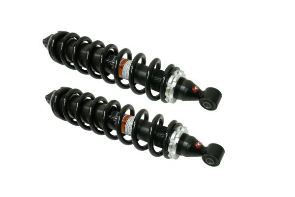 MONSTER AXLES - Monster Performance Front Shocks for Kawasaki Brute Force 650i & 750i, , Left & Right, Monotube, Linear Rate, Red, Responsive Handling, Quality Tested, Gas-charged, Anti-foam, Anti-shear, Adjustable