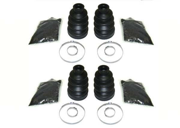 ATV Parts Connection - CV Boot Kits for Yamaha Grizzly 550 700 Kodiak 700, Inner, Front Rear, Set of 4, Optimal Flexibility, Quality Grease, All Weather, Neoprene, Complete Kit, ATVPC