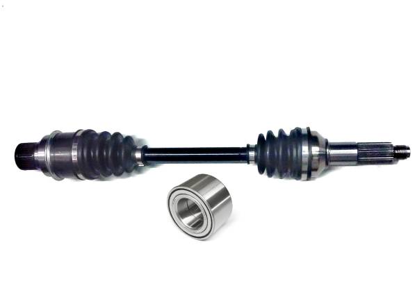 ATV Parts Connection - Precision Rear CV Axle & Bearing for Yamaha Grizzly 350 400 450 & Kodiak 400 450, Left or Right, Quality Tested, Heat-Treated, 4140 Chromoly Steel, Exact Fit, ATVPC