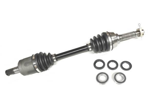 ATV Parts Connection - Precision Front Left CV Axle & Bearing Kit for Suzuki Vinson 500 2003-2007, Quality Tested, Heat-Treated, 4140 Chromoly Steel, Exact Fit, ATVPC