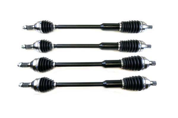 Monster Axles - Monster XP Series Full CV Axle Set for Can-Am 705402048 705502362, 705502362, Front & Rear, Telescoping, Built Tough, 4340 Chromoly, Direct Fit, Factory Length with 4" of Travel