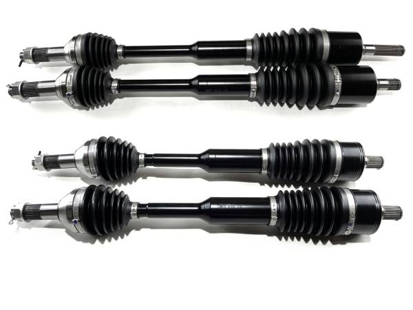 MONSTER AXLES - Monster XP Series Full CV Axle Set for Can-Am 705503100, 705402749, 705402750, Front & Rear, Telescoping, Built Tough, 4340 Chromoly Steel, Direct Fit, Factory Length with 4" of Travel