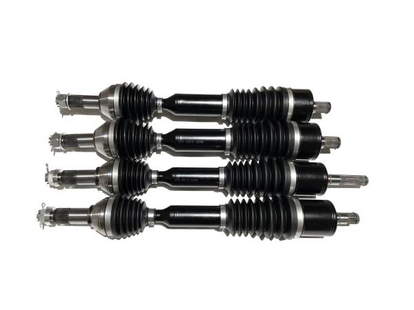 Monster Axles - Monster XP Series Full CV Axle Set for Can-Am Maverick Trail 800 & 1000 2018-2023, Front & Rear, Telescoping, Built Tough, 4340 Chromoly Steel, Direct Fit, Factory Length with 4" of Travel