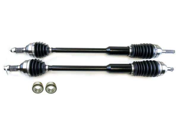 Monster Axles - Monster XP Series Front CV Axles & Brgs for Can-Am 72" 705401829, 705401830, Left & Right, Telescoping, Built Tough, 4340 Chromoly Steel, Direct Fit, Factory Length with 4" of Travel