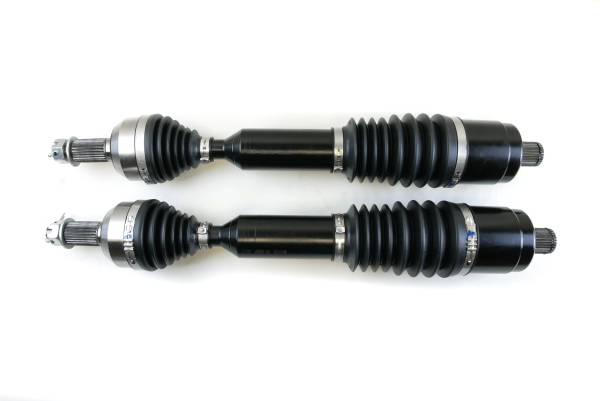 MONSTER AXLES - Monster XP Series Rear CV Axles for Polaris  1333949, Left & Right, RZR 900 50" 55" Trail 900, Telescoping, Built Tough, 4340 Chromoly Steel, Direct Fit, Factory Length with 4" of Travel