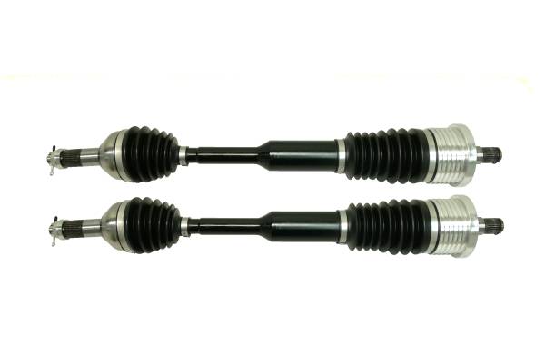 MONSTER AXLES - Monster XP Series Rear CV Axles for Can-Am 705502415, Left & Right, Telescoping, Built Tough, 4340 Chromoly Steel, Direct Fit, Factory Length with 4" of Travel