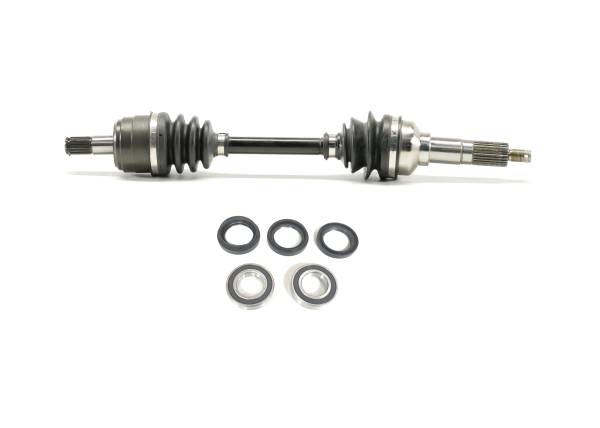 ATV Parts Connection - Precision Front CV Axle & Bearing Kit for Yamaha Big Bear, Kodiak, Wolverine, Left or Right, Quality Tested, Heat-Treated, 4140 Chromoly Steel, Exact Fit, ATVPC