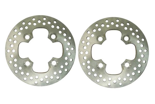 ATV Parts Connection - Performance Front Brake Rotors for Kawasaki 41080-0061, Left & Right, Optimal Braking, Quality Tested, Quiet Operation, Precision Balanced, Corrosion Resistant, Set of 2, ATVPC