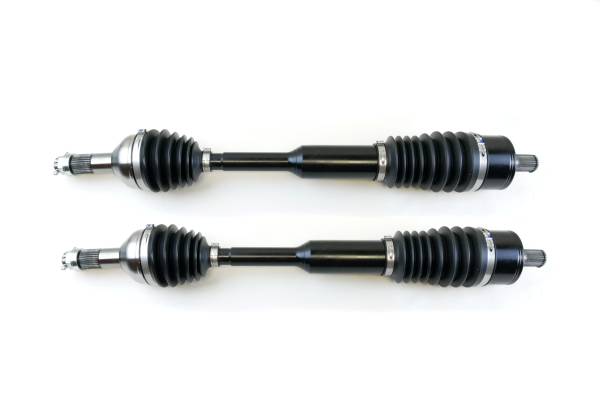 MONSTER AXLES - Monster XP Series Rear CV Axles for Can-Am 705502406, Left & Right, Telescoping, Built Tough, 4340 Chromoly Steel, Direct Fit, Factory Length with 4" of Travel