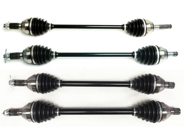 ATV Parts Connection - Precision Full CV Axle Set for Can-Am  705401686, 705401687, 705502154, Front & Rear, Quality Tested, Heat-Treated, 4140 Chromoly Steel, Exact Fit, ATVPC