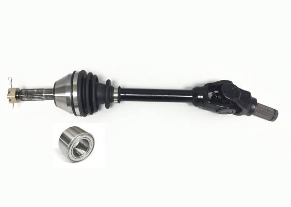 ATV Parts Connection - Precision Front CV Axle & Bearing for Polaris 1380153, Left or Right, Quality Tested, Heat-Treated, 4140 Chromoly Steel, Exact Fit, ATVPC