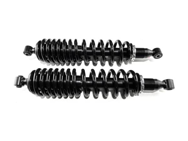 Monster Axles - Monster Performance Rear Shocks for Yamaha B0D-F2200-00-00, Left & Right, Wolverine X2, Monotube, Dual-Rate, Quality Tested, Gas-charged, Anti-foam, Anti-shear, Adjustable