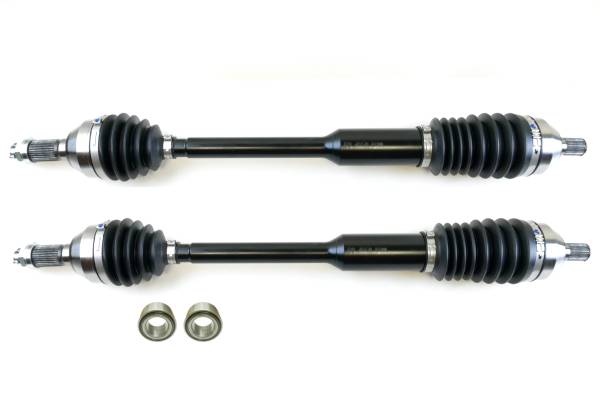 MONSTER AXLES - Monster XP Series Front CV Axles & Brgs for Can-Am 705401634, Left & Right, Telescoping, Built Tough, 4340 Chromoly Steel, Direct Fit, Factory Length with 4" of Travel