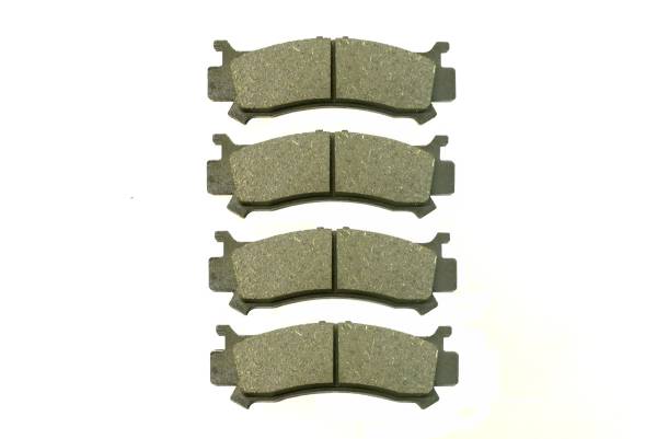 Monster Axles - Monster Performance Front Brake Pad Set for Honda Talon 1000 & Pioneer 1000, Left & Right, Quiet Braking, Low-Dust, All-Weather, Quality Tested